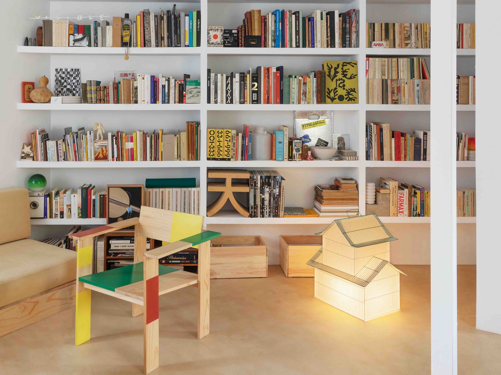 This 650-Square-Foot Madrid Apartment Is Centered Around Its Delightfully Simple Library