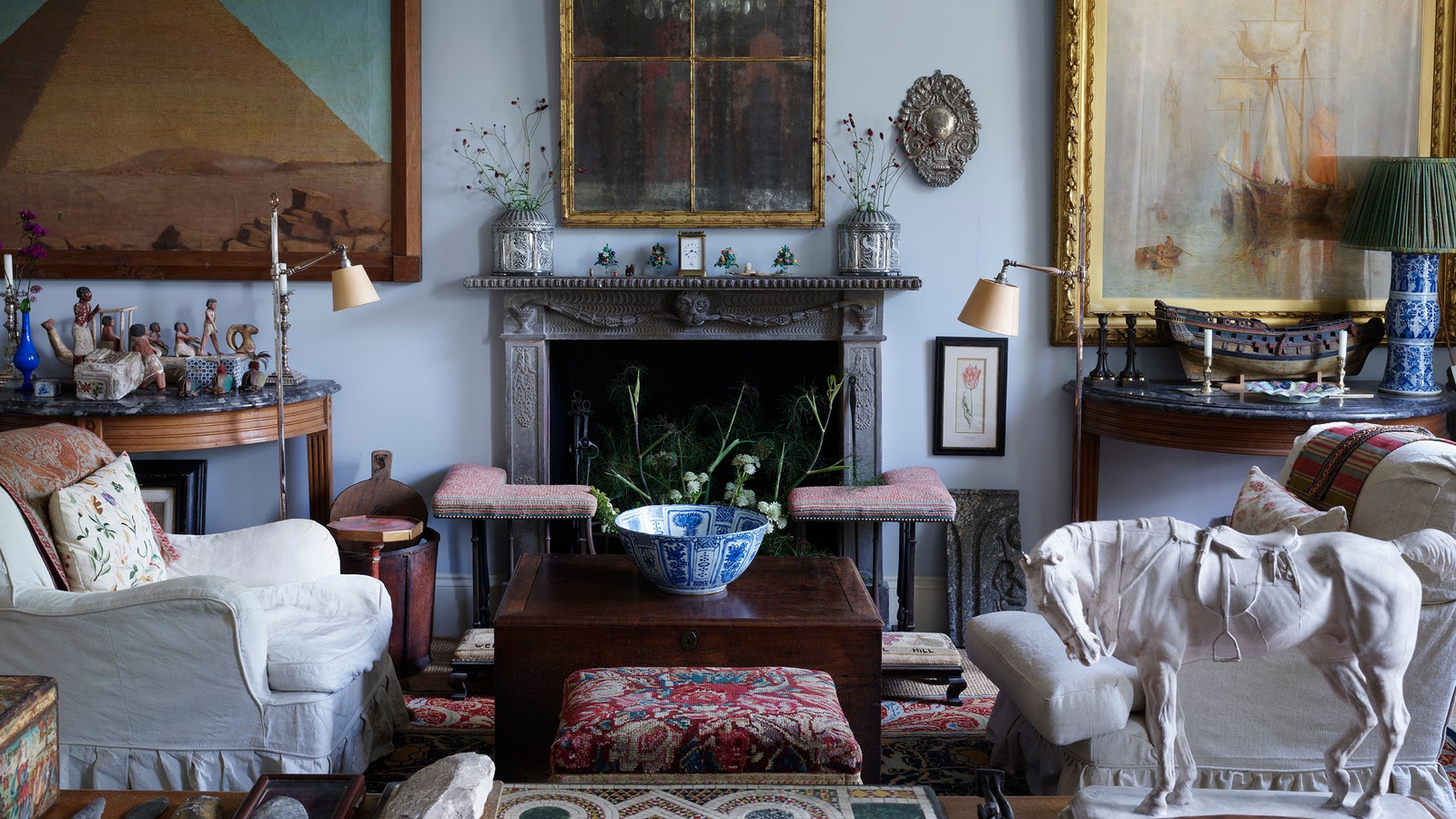 Robert Kime's Personal Collection Pulls From His Exquisite London and Provence Homes